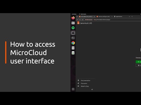 How to log in, log out and authenticate in the MicroCloud UI