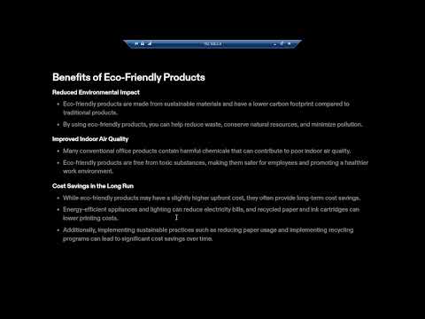 How to use Eco Friendly Products in Businesses or Companies | Green IT |