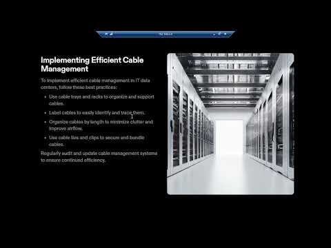 How to operate Cable Management in office and Datacenters | Green IT |