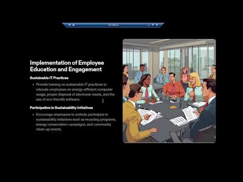 How to Provide Employee Trainings for Sustainable IT practices | Green IT |