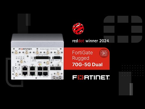 Red Dot Product Design Award | FortiGate Rugged 70G-5G Dual