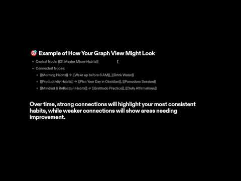 How Graph View helps to provide Valuable Insights in Obsidian.