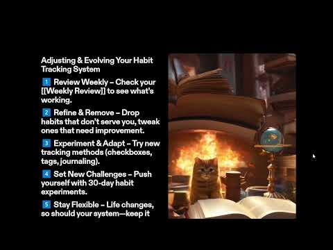 Adapting and Adjusting your System in Obsidian