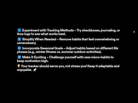 How to Adapt tracker to new goals in Obsidian.