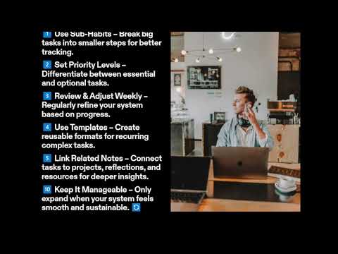How to Scale up to track Complex Tasks in Obsidian.