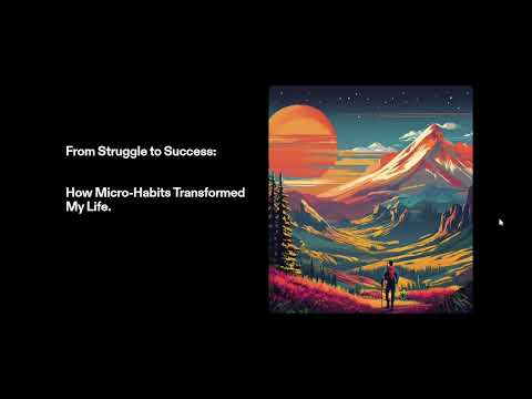 My Struggle to Success Audiobook – Micro Habits in Obsidian.