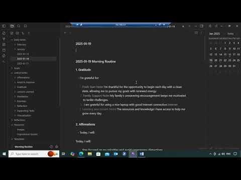How to Link the Daily Templates with Different Concept and creating Knowledge in Obsidian.
