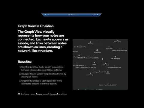 What is Graph View Feature in Obsidian.