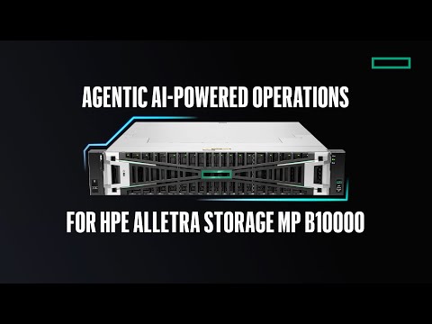 Advanced AIOps with HPE Alletra Storage MP B10000