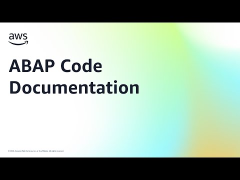 ABAP Code Documentation | Amazon Web Services