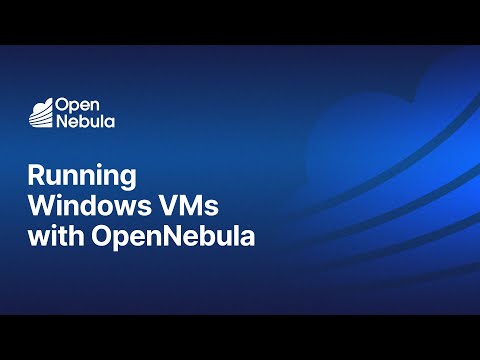 Running Windows VMs with OpenNebula 📱