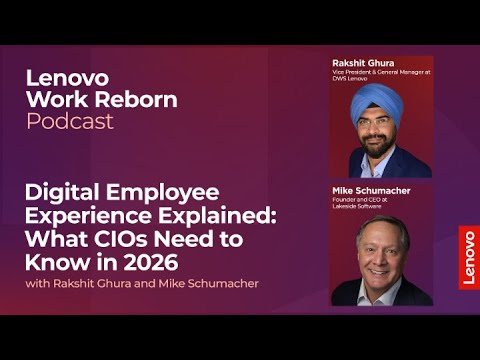 What CIOs Need to Know in 2026 with Rakshit Ghura and Mike Schumacher