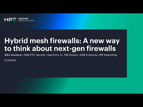 Hybrid Mesh Firewalls: A New Way to Think About Next-Gen Firewalls