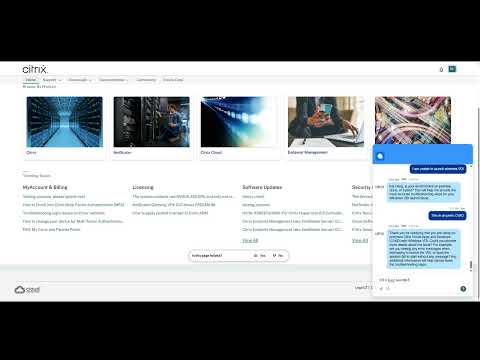 How to create a Citrix Technical Support case
