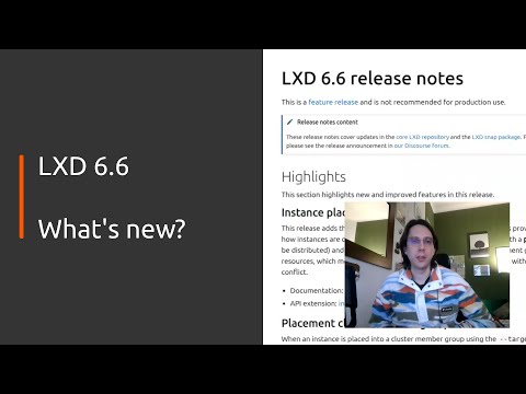 LXD 6.6: what’s new?
