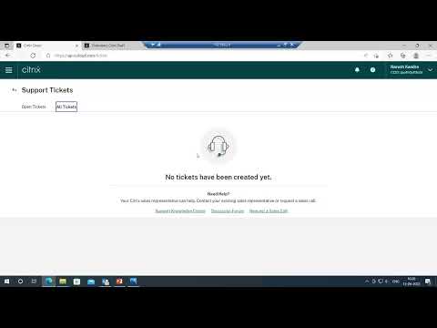How to create support tickets with Citrix