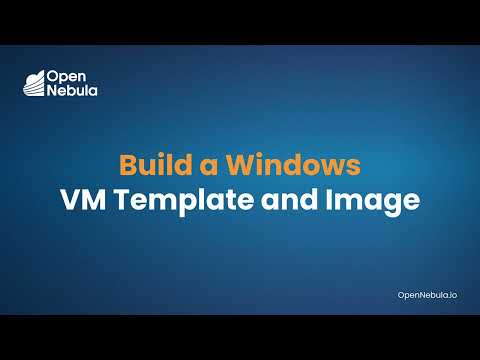 Build a Windows VM Template and Image