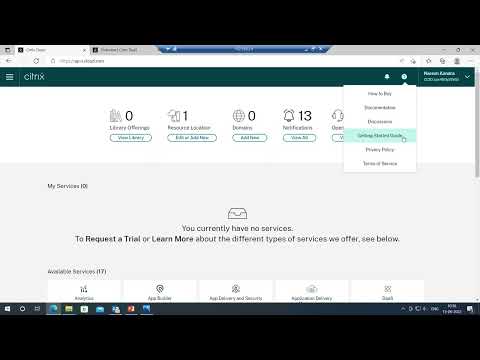 How to find help and support in Citrix cloud console