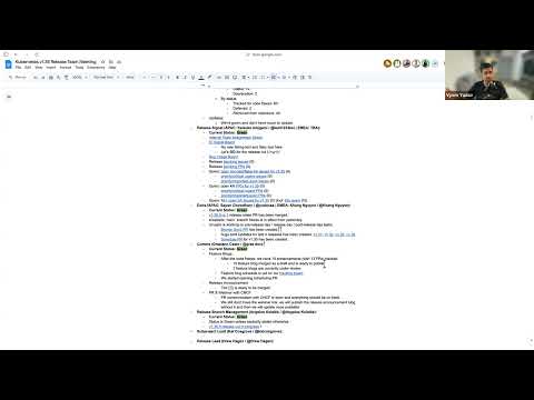 Kubernetes SIG Release for 2025-12-17