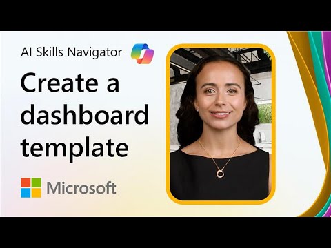 Create a dashboard template with Copilot