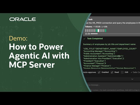 Model Context Protocol Server for Oracle AI Database: Demo