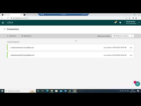 Cloud connectors online | Fundamentals of Citrix Cloud |