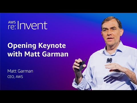 AWS re:Invent 2025 | Opening Keynote with Matt Garman