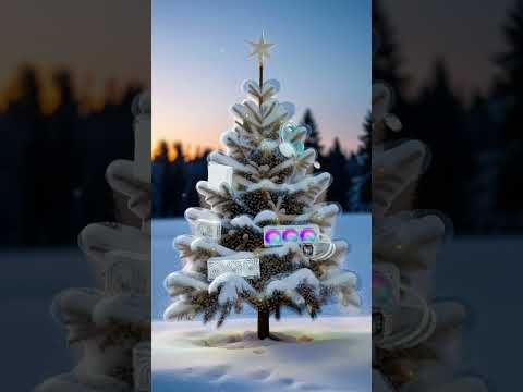 Shake to reveal the magic! 🎄❄️ See what’s on the tree…​