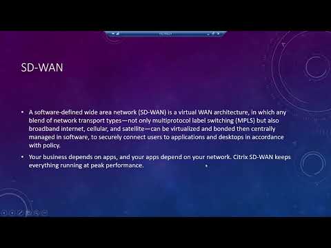 What is Citrix SD-WAN Service | Fundamentals of Citrix Cloud |