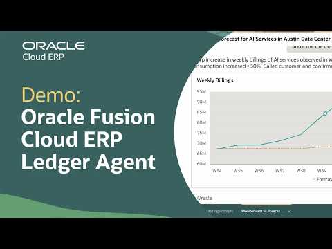 Ledger AI Agent in Oracle Fusion Cloud ERP: Extended Demo
