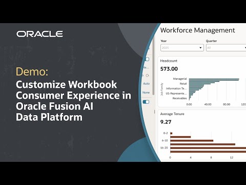 How to Configure Consumer Interactions with Workbooks in Oracle Fusion AI Data Platform