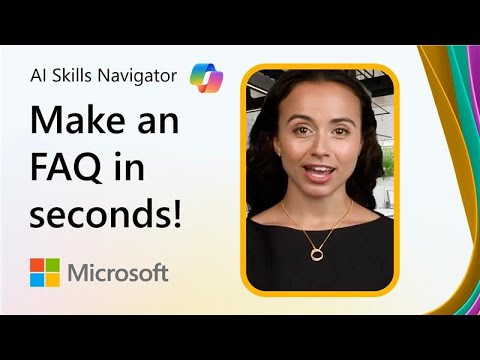 Create an FAQ with Copilot