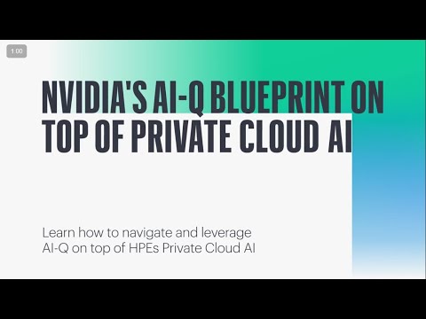 Nvidia’s AI-Q Blueprint on top of Private Cloud AI