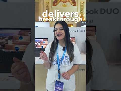 Your entire desktop. Now in your backpack. Meet the new #ASUS #Zenbook DUO. #AlwaysIncredible