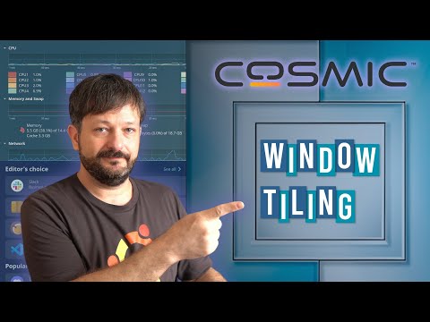 How to Use Window Tiling in COSMIC Desktop