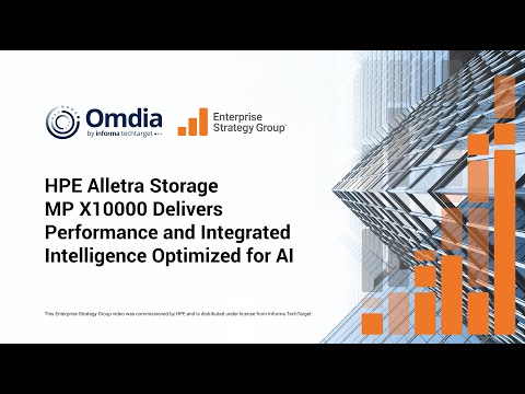 HPE Alletra Storage MP X10000 Delivers Performance and Integrated Intelligence Optimized for AI