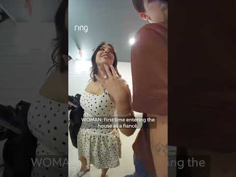 A moment to remember! Coming home with that “just engaged” glow! 💍