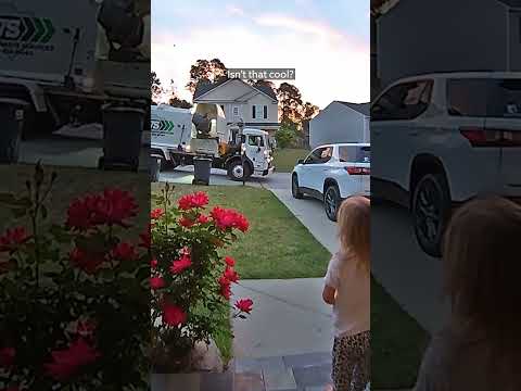 Autumn’s favorite day of the week? Trash day!