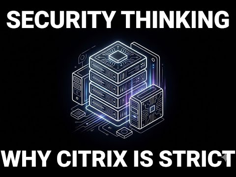 Why Citrix Is Strict by Design | Beginner-Friendly Explanation
