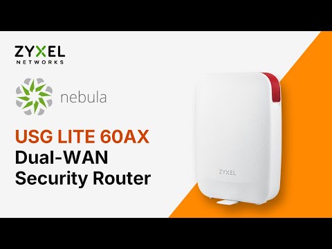USG LITE 60AX Dual-WAN Security Router | Nebula