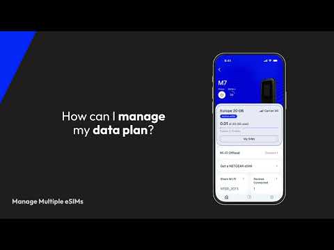 How to Set Up the Nighthawk 5G M7 Mobile Hotspot and Purchase a NETGEAR eSIM