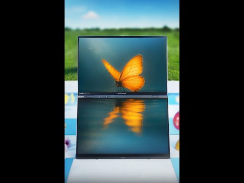 Two surfaces. Two reflections. One refined duality. ASUS #Zenbook DUO. #ASUS #FeelZenbook