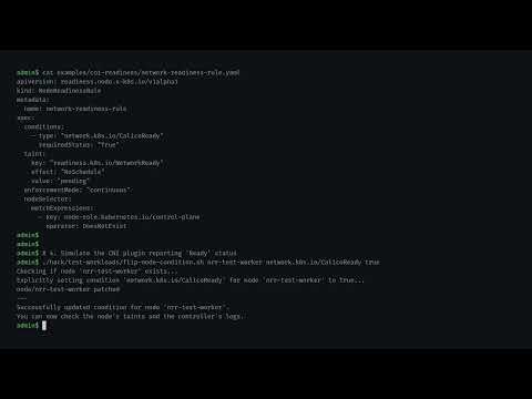 Node Readiness Controller Demo