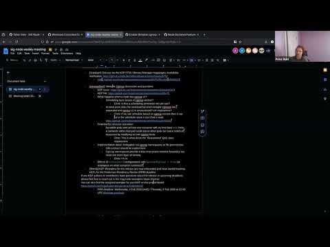 SIG Node Meeting for 2026-01-27