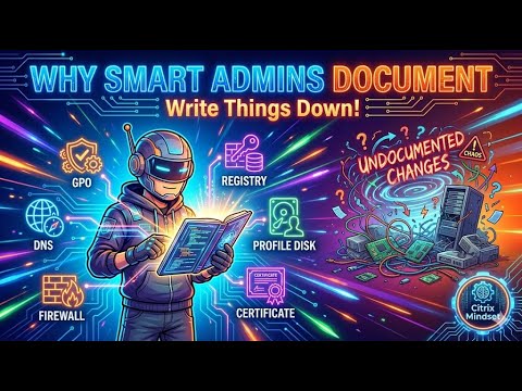 Why Smart Citrix Admins Write Everything Down (The Documentation Truth)