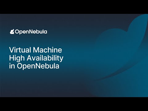 Virtual Machine High Availability in OpenNebula