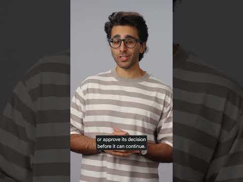 What is the human-in-the-loop pattern?