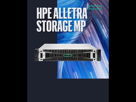 HPE Alletra Storage MP single Architecture for Block, File and Object