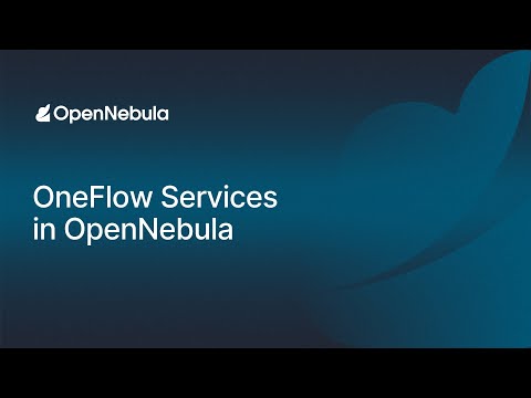 OneFlow Services in OpenNebula