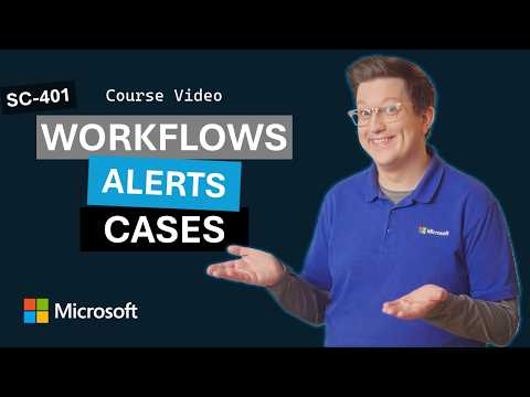 Use workflows, alerts, and cases | SC-401 | Episode 9